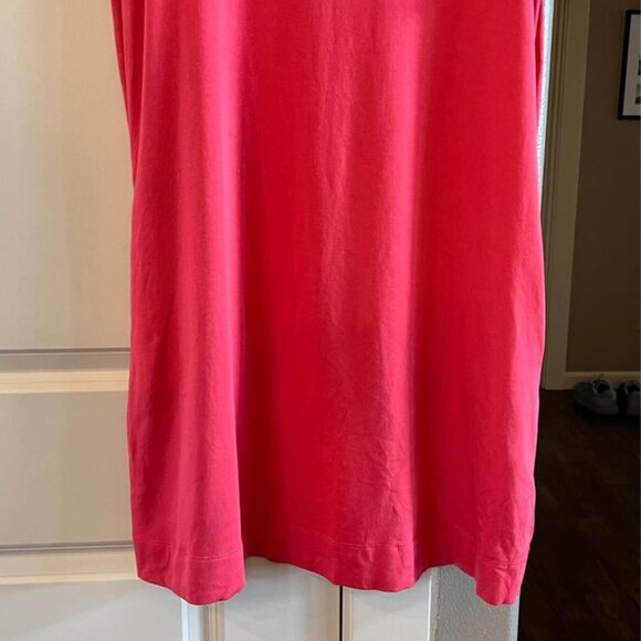 Women’s Ellen Tracy T-Shirt Dress-Color Red Robin-Size L - Picture 3 of 8